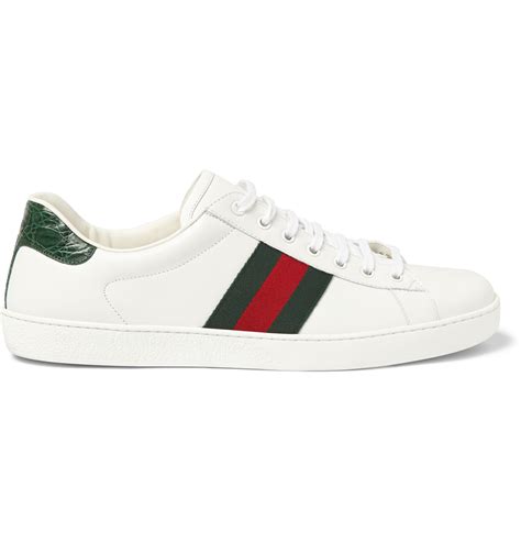 gucci shoes white sneakers price|gucci ace sneakers men's.